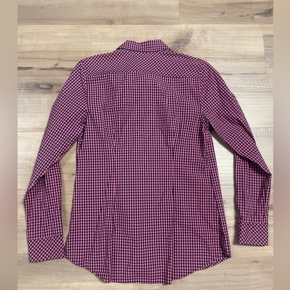 NWT- Vineyard Vines Classic Gingham Button Down Paradise Pink Women’s Size 6 top - Picture 11 of 11